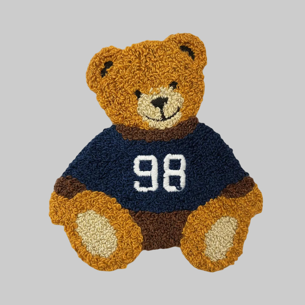 Reflex- Women Pullover California Chenille Bear Patch- JU2049