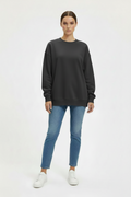 Ambiance - Women's Fleece Long Sleeve Oversized Sweatshirt - 76694