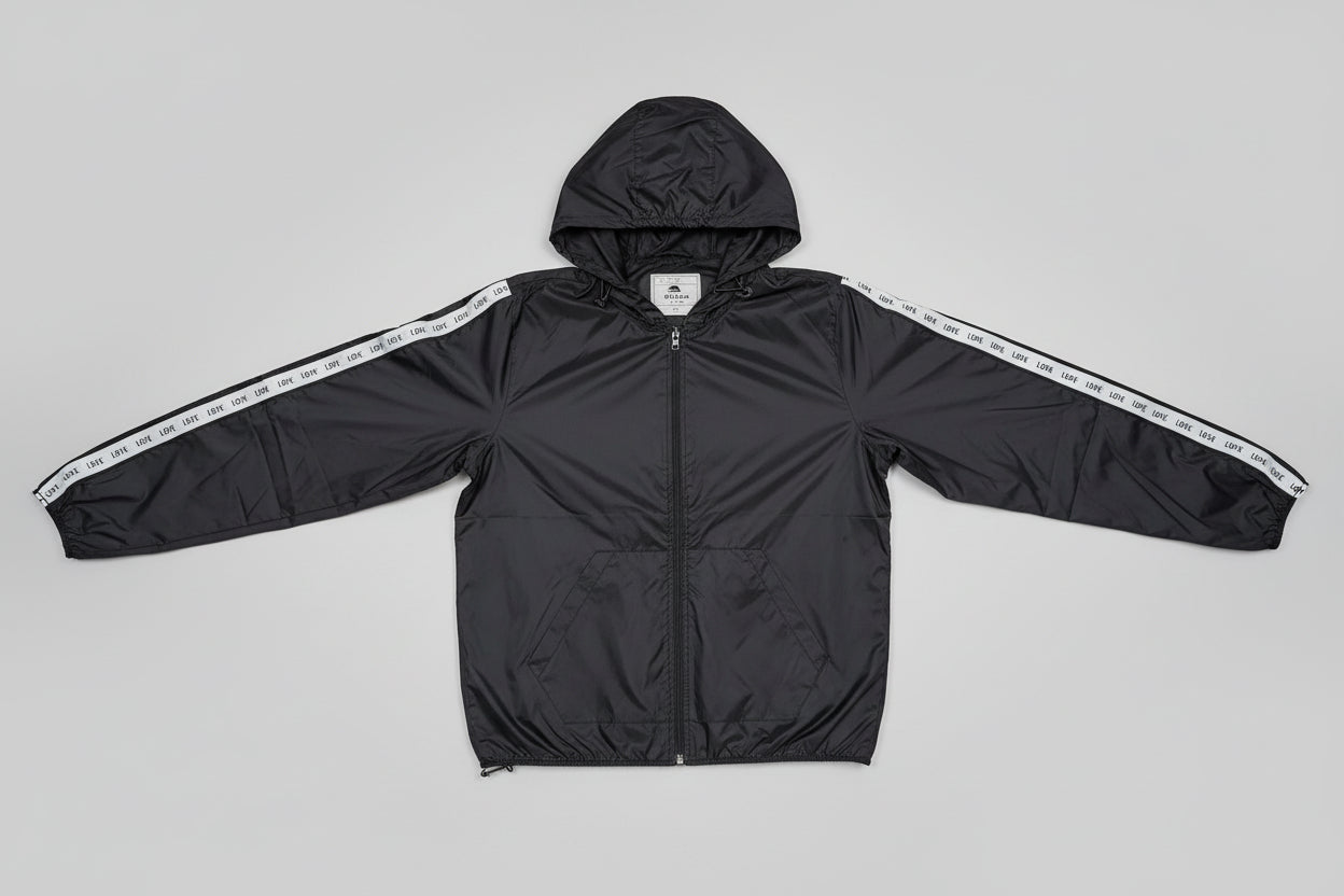 REFLEX - Women's Windbreaker Love Zip Up Jacket - JK592