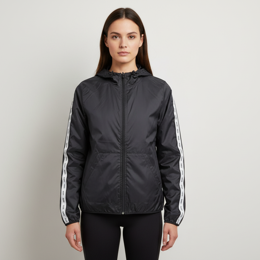 REFLEX - Women's Windbreaker Love Zip Up Jacket - JK592