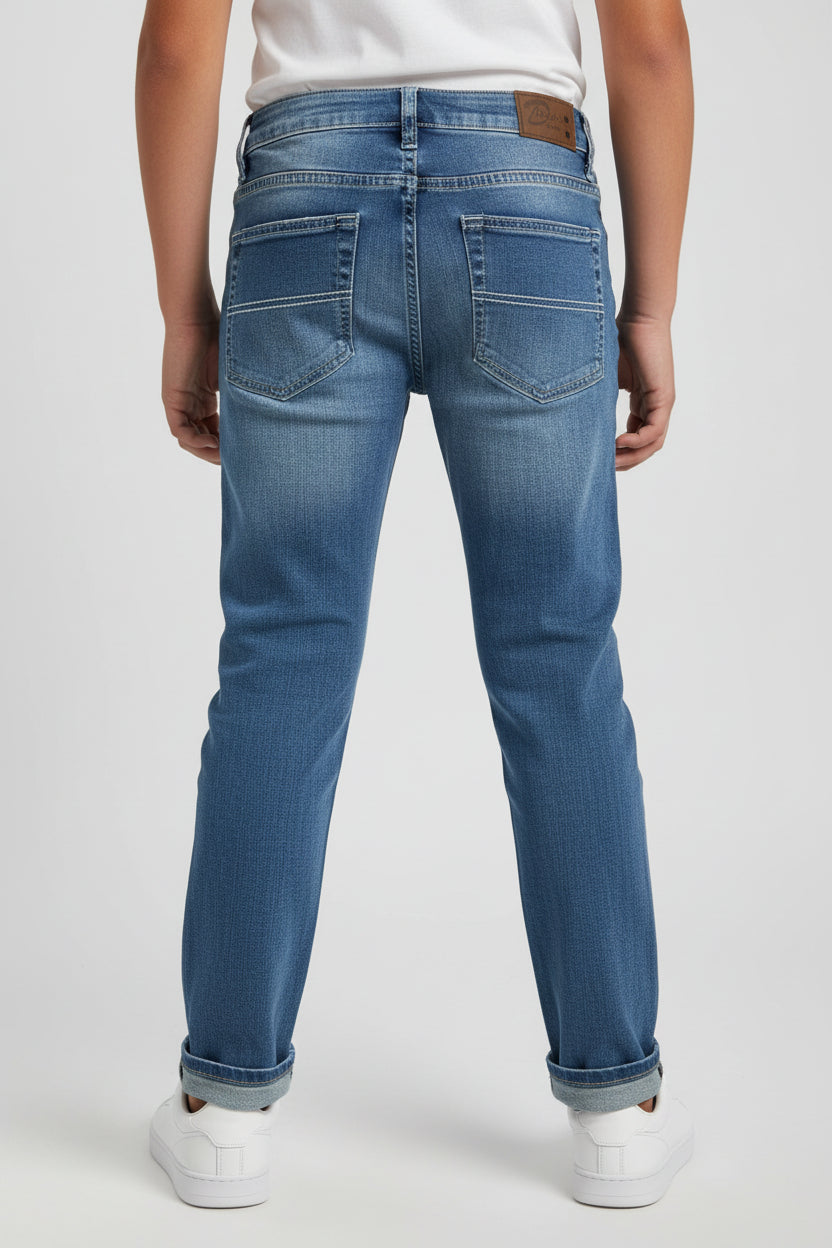 Daniel L - Jeans ajustados de mezclilla para niño - JBPS-102D