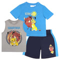 Disney Rey León - Conjunto de 3 piezas de pantalón corto para niño - L3O004ALBAZ106