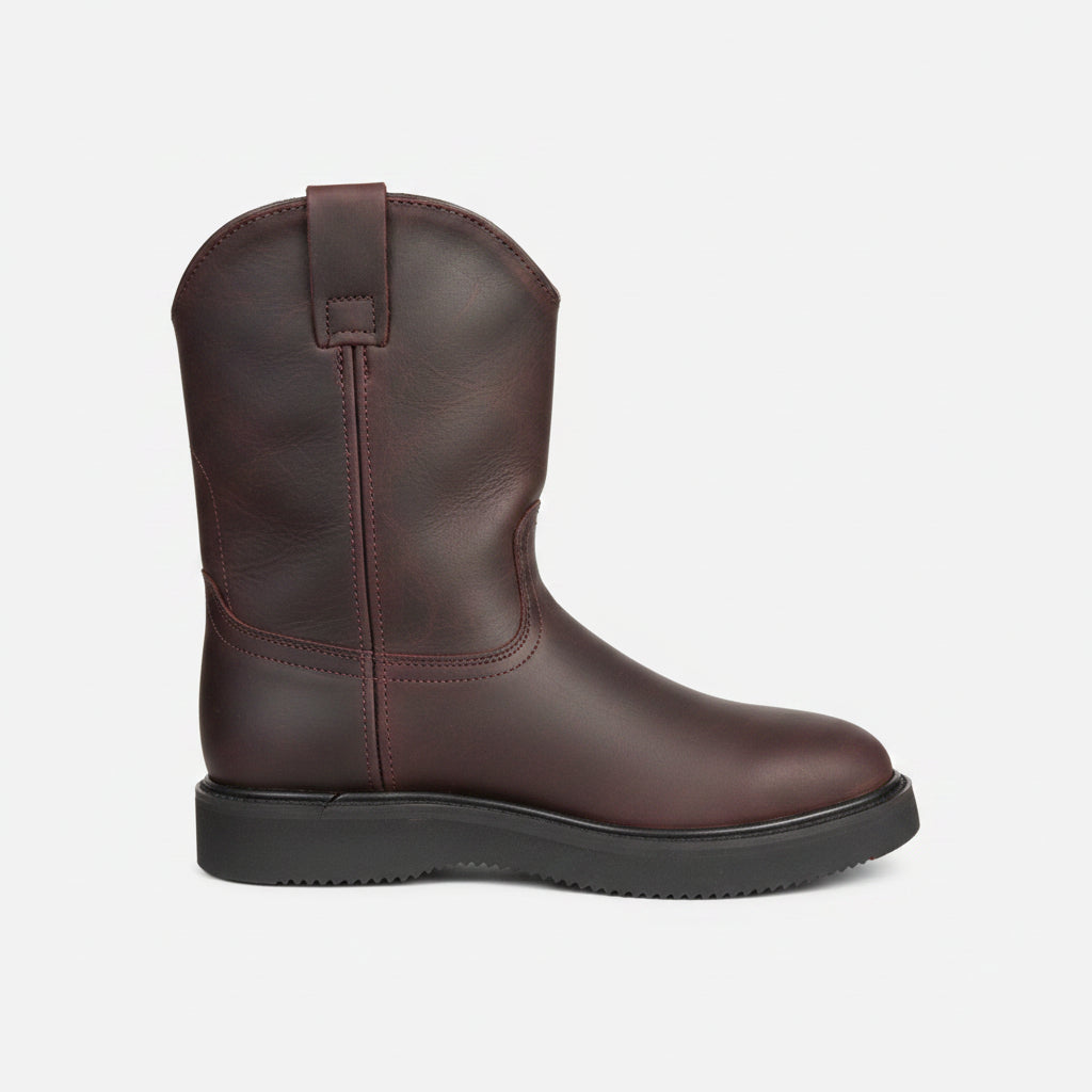 El General - Men's Leather Pull On Work Boots - 126046
