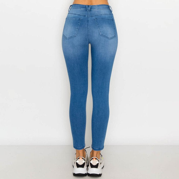 Wax Jean - Women’s Modal Fabric Basic Skinny Jeans - 90238