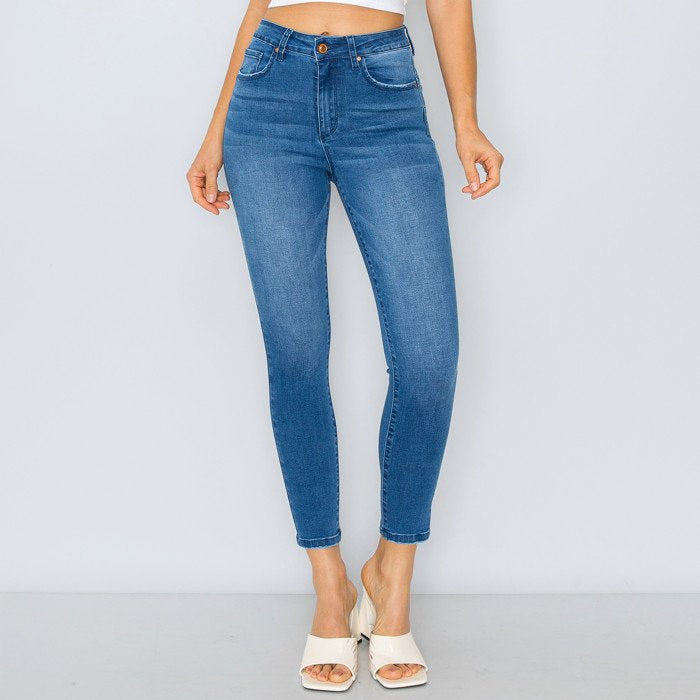 Wax Jean - Women's Basic Push-Up Skinny Jeans - 90304