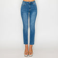 Wax Jean - Women’s Slim Straight Basic Jean [Plus] - 90416XL