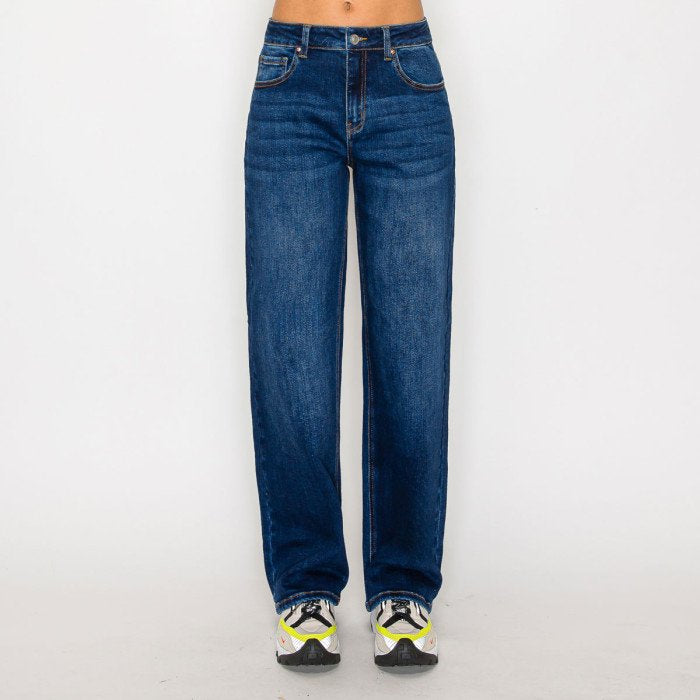 Wax Jean - Women’s Basic Straight Denim Jeans - 90376