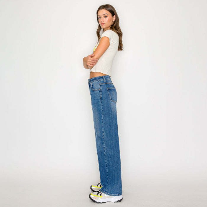 Wax Jean - Women’s Basic Straight Denim Jeans - 90376