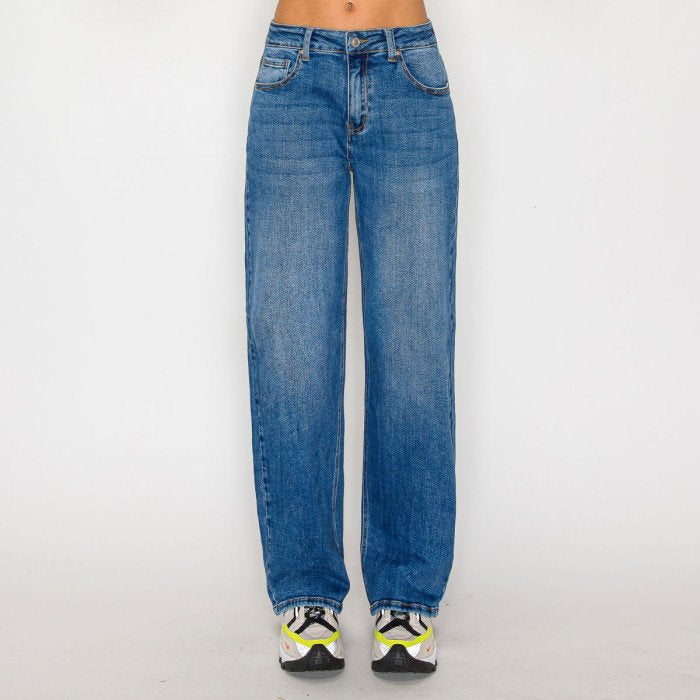 Wax Jean - Women’s Basic Straight Denim Jeans - 90376