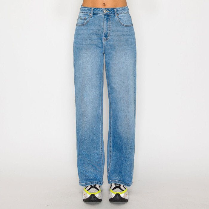 Wax Jean - Women’s Basic Straight Denim Jeans - 90376
