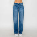 Wax Jean - Women's Wide Leg Low Rise Jean - 90403