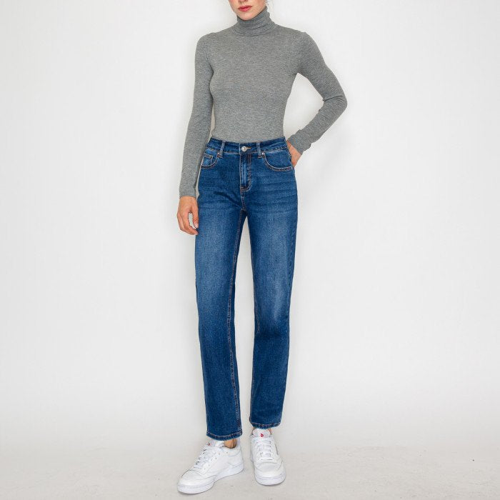 Wax Jean  Women Straight High Rise Jeans - 90366