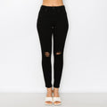 Wax Jean - Women’s Authentic Destructed Push Up Skinny Denim Pants - 90299