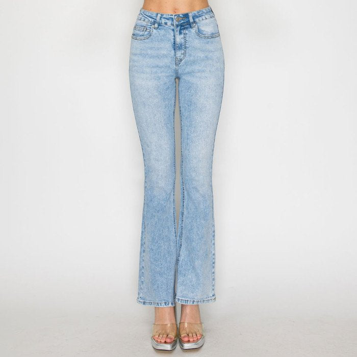 Wax Jean - Women’s Snow Wash Bootcut Jean - 90415