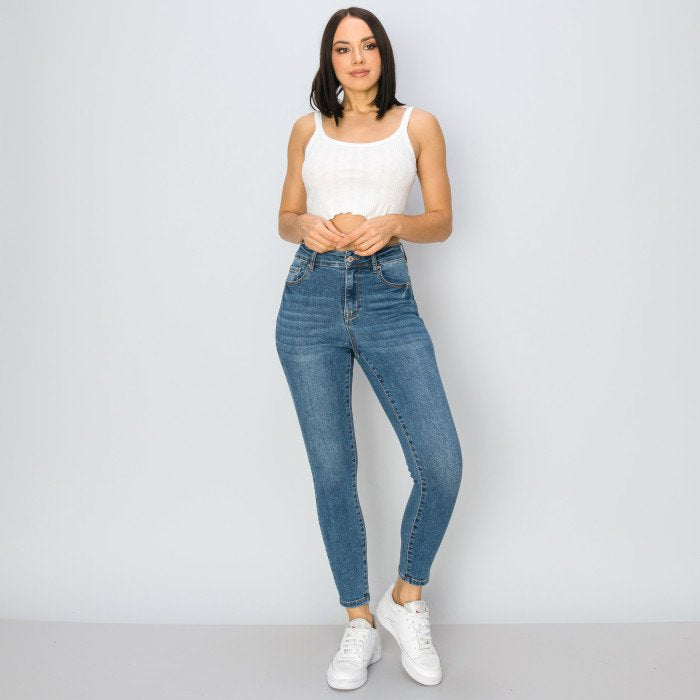 Wax Jean - Women’s Combined Size Basic High Rise Skinny Pants - 90900