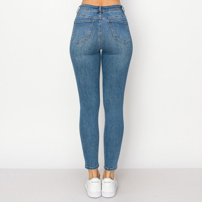 Wax Jean - Women’s Combined Size Basic High Rise Skinny Pants - 90900