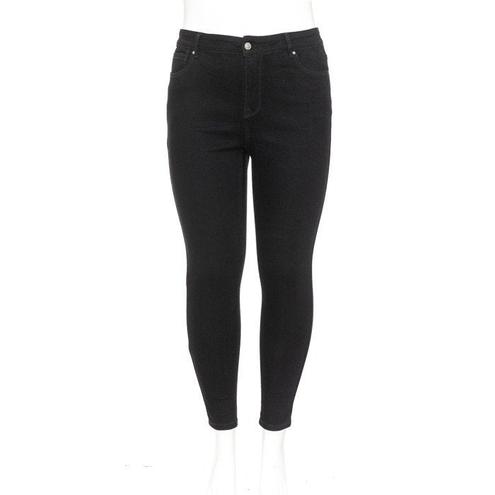 Wax Jean - Women’s Basic High Rise Skinny Denim Pants [Plus] - 90900XL