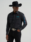 Wrangler® Men’s Long Sleeve Logo Shirt - Snaps - 112381987