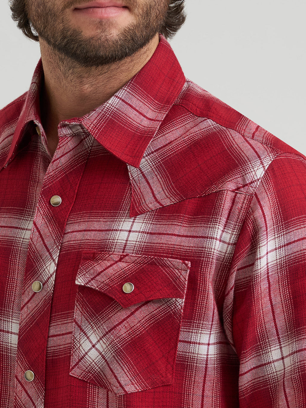 Wrangler Men’s Retro® Flannel Long Sleeve Shirt - Modern Fit - 112381934