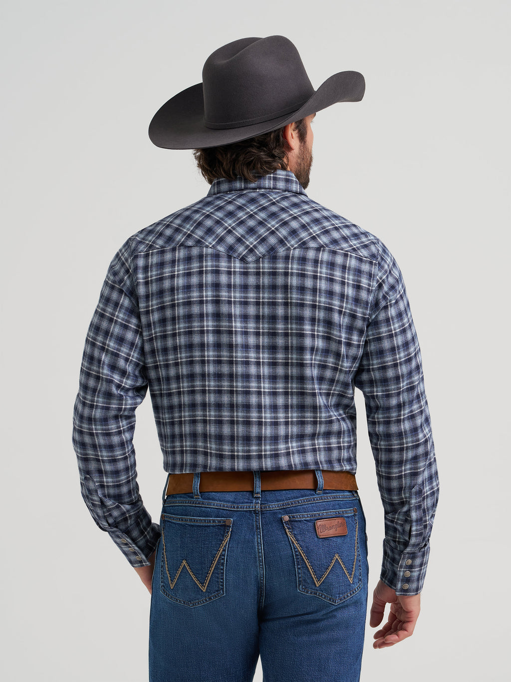Wrangler Men’s Retro® Flannel Long Sleeve Shirt - Modern Fit - 112381933