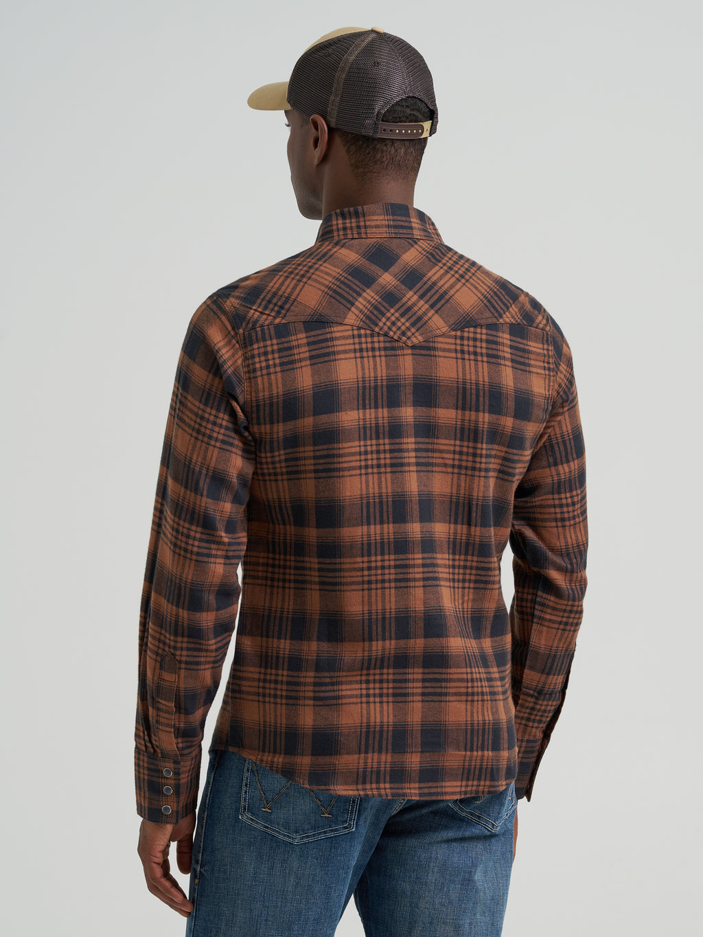 Wrangler Men’s Retro® Flannel Long Sleeve Shirt - Modern Fit - 112381932