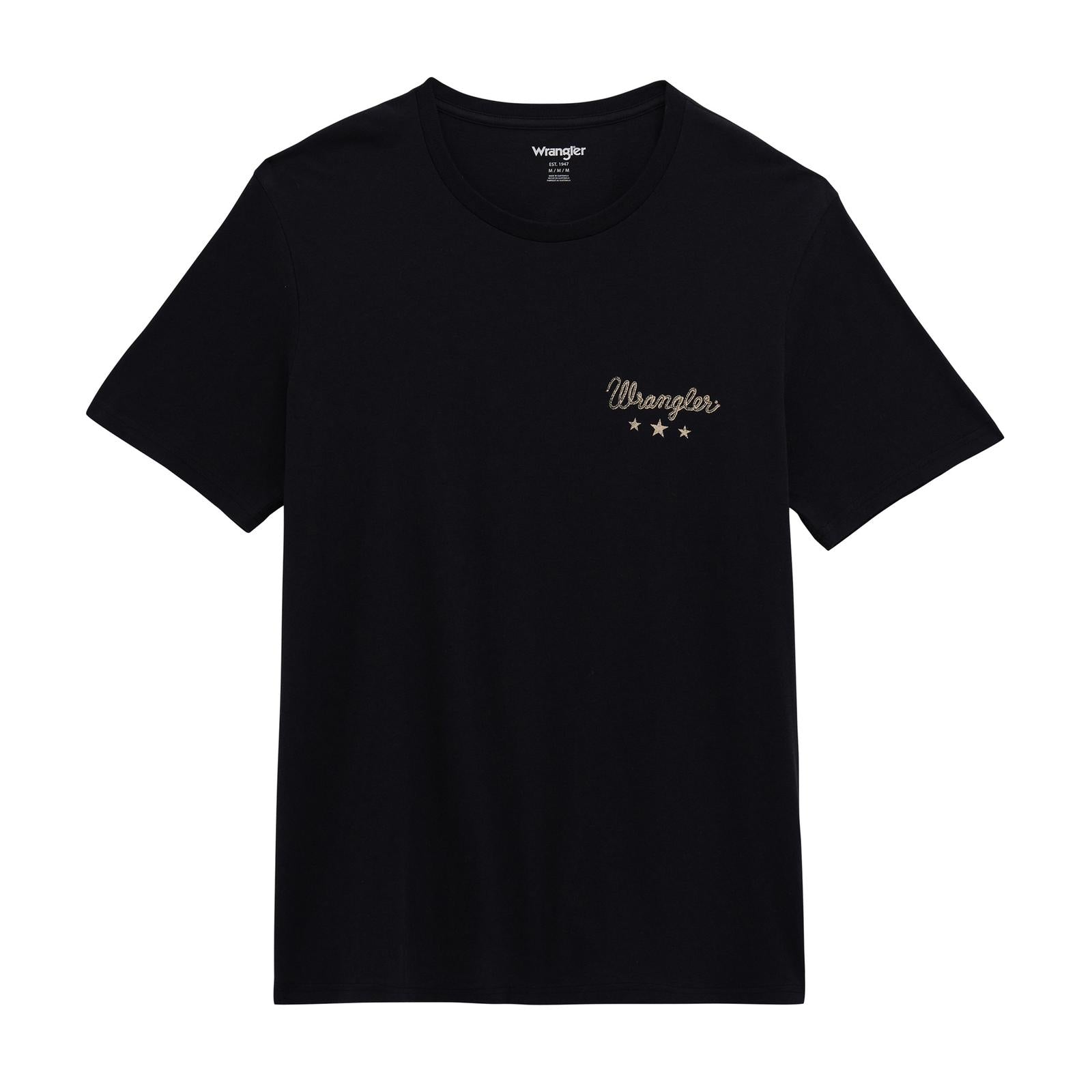 Wrangler® Graphic Short Sleeve T-Shirt - Regular Fit - Jet Black - 112380269