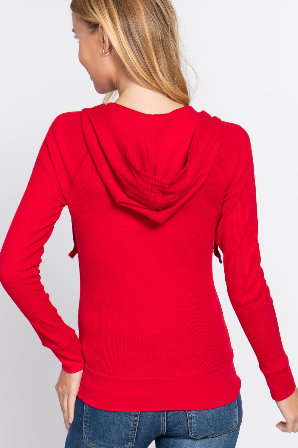 Active USA - Women's Thermal Hoodie Jacket - J11758