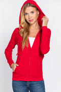 Active USA - Women's Thermal Hoodie Jacket - J11758