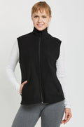 Sofra - Chaleco polar de micropolar para mujer [Talla grande] - LPF100XE