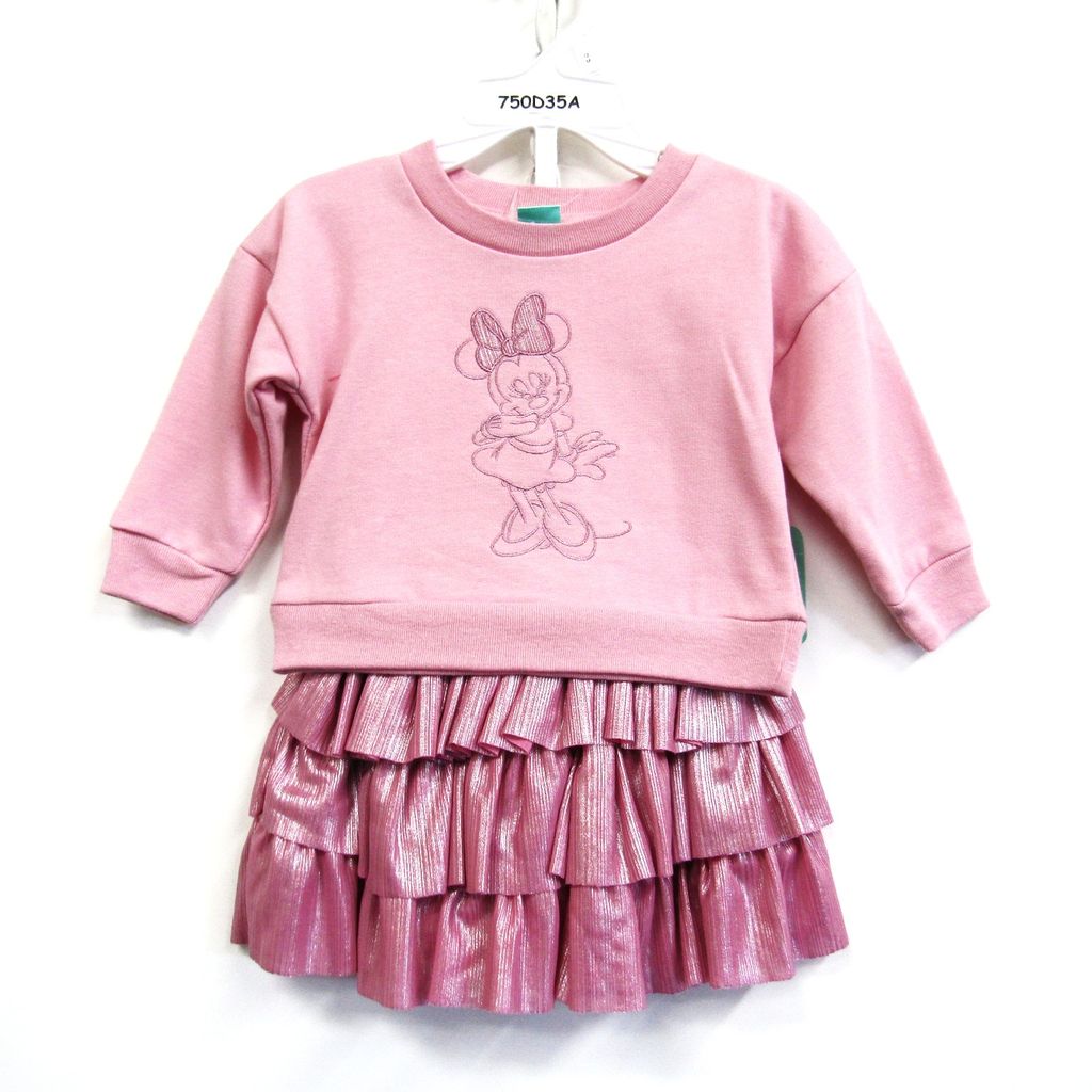 Girl's Minnie Mouse Sweater and Skirt Set - 750D35A