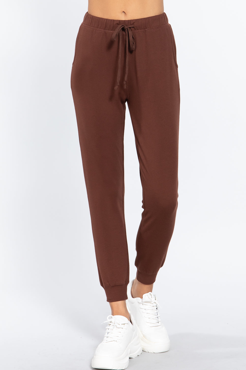 Active USA - Pantalón deportivo French Terry para mujer - P2103