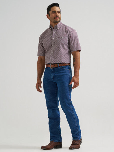 Wrangler Men's Classic Short Sleeve Shirt - Relaxed Fit - 112381628