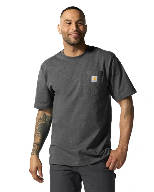 Men's Carhartt Loose Fit Heavyweight Short-Sleeve Pocket T-Shirt - K87-M