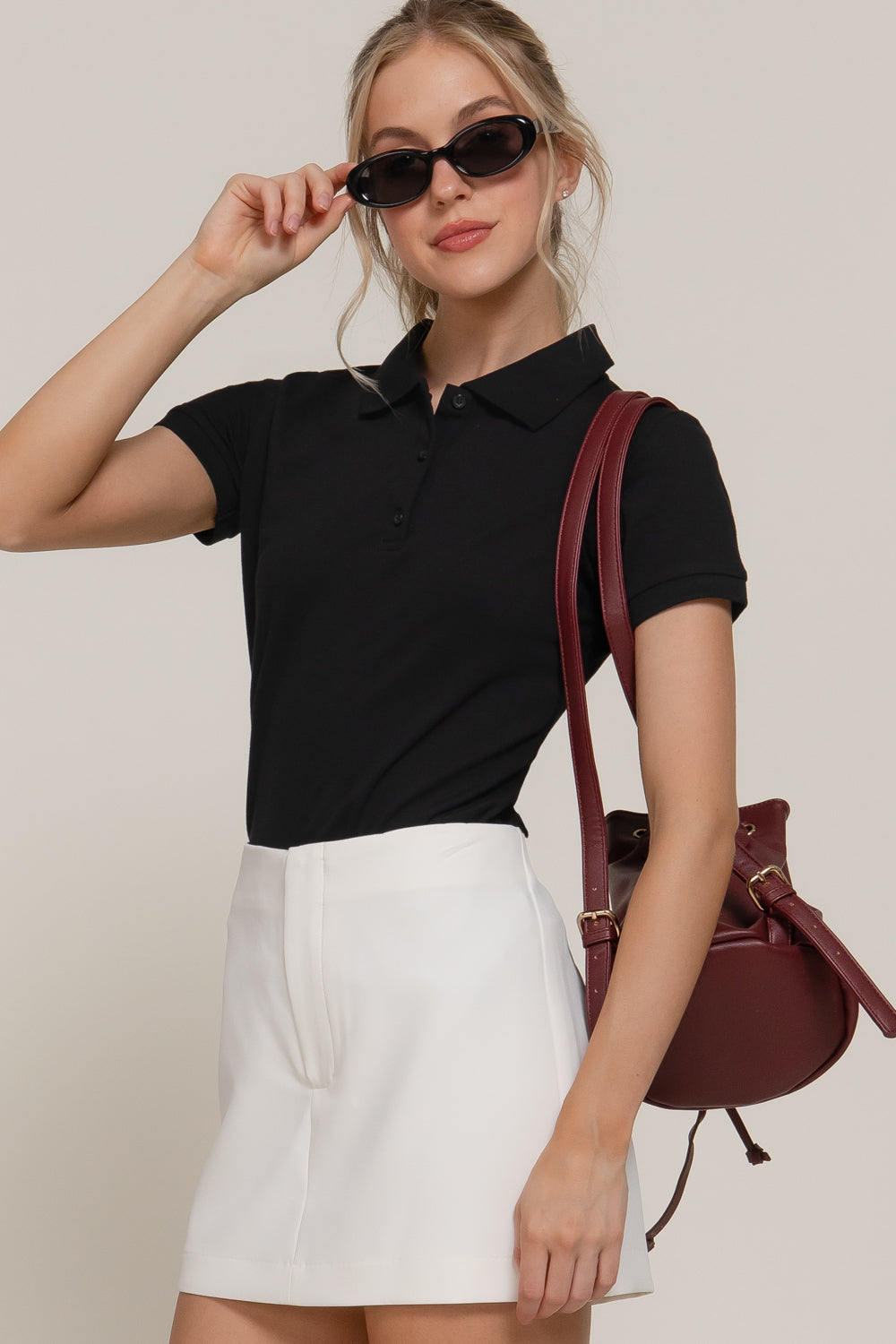 Active USA - Women's Short Sleeve Classic Polo Top - T13391