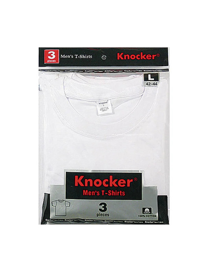 Knocker - Men's Round Neck 3 Piece T-Shirt - TK3601