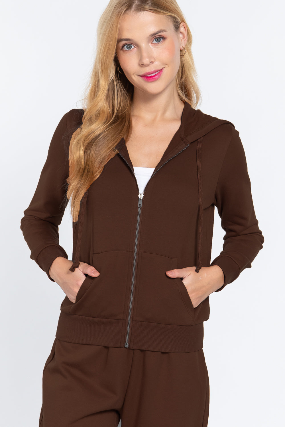 Fleece French Terry Hoodie - J2069