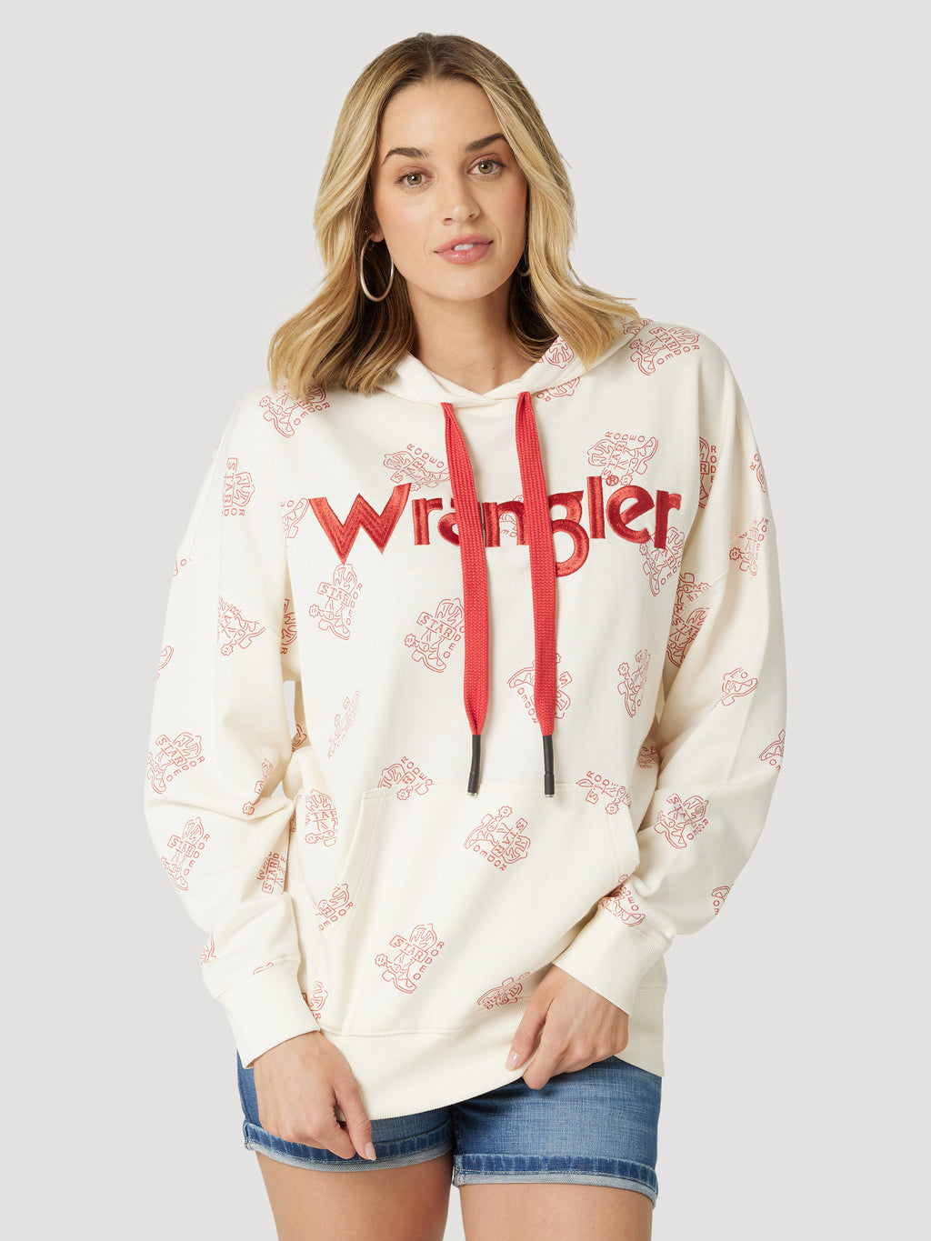Wrangler - Womens Retro Boot Graphic Hoodie - 112327241
