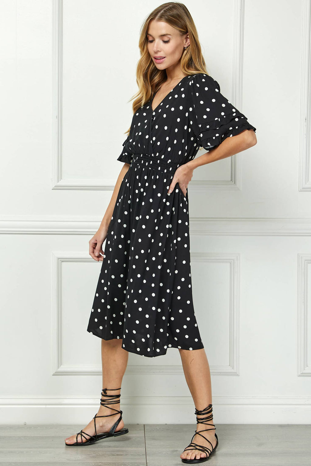 Colección Winslow - Vestido cruzado elegante para mujer inspirado en un kimono - Y973766N90