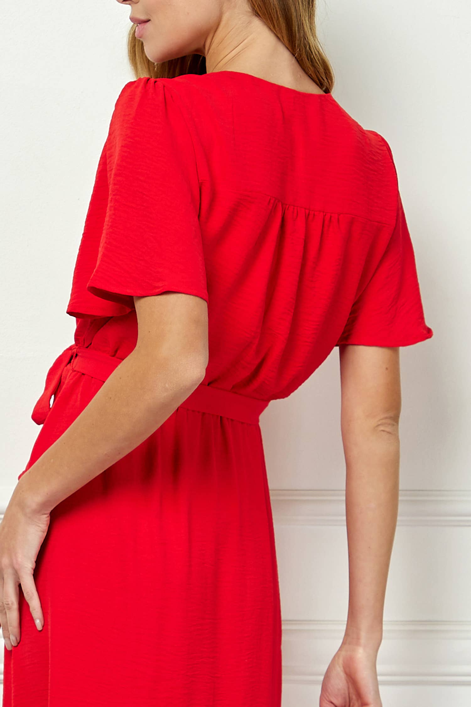 Colección Winslow - Vestido cruzado falso de elegancia clásica para mujer - Y95651P33