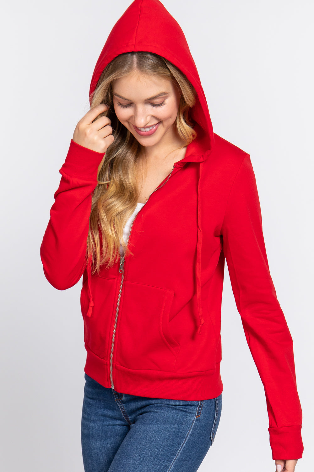 Fleece French Terry Hoodie - J2069