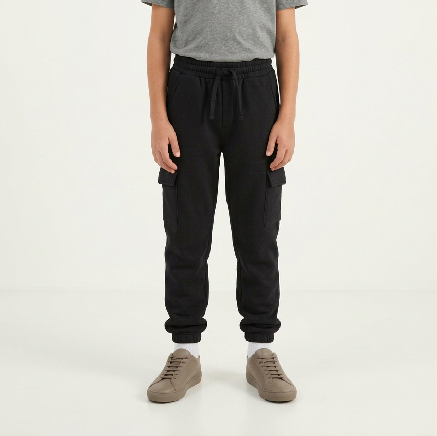 Daniel L - Boy's Fleece Cargo Jogger Pants - GBP-2003