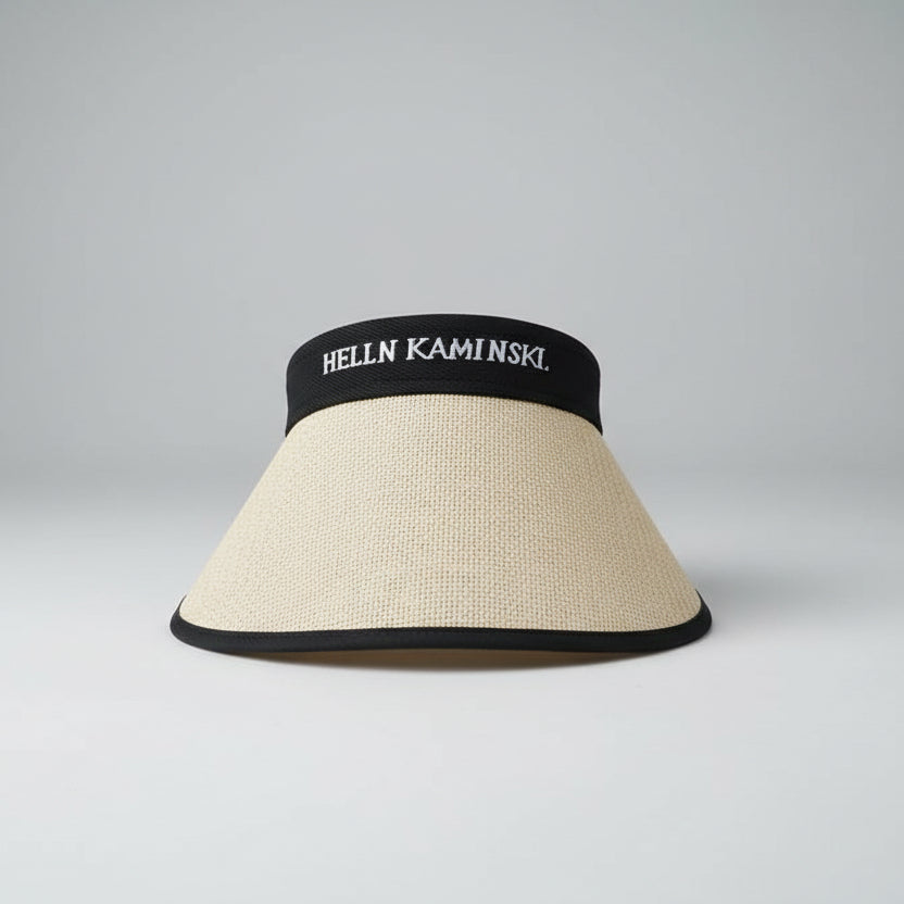 Helln Kaminski Straw Sun Visor Hat - CPB665