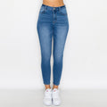 Wax Jean - High Waist Skinny Knit Denim Jeans - 90241