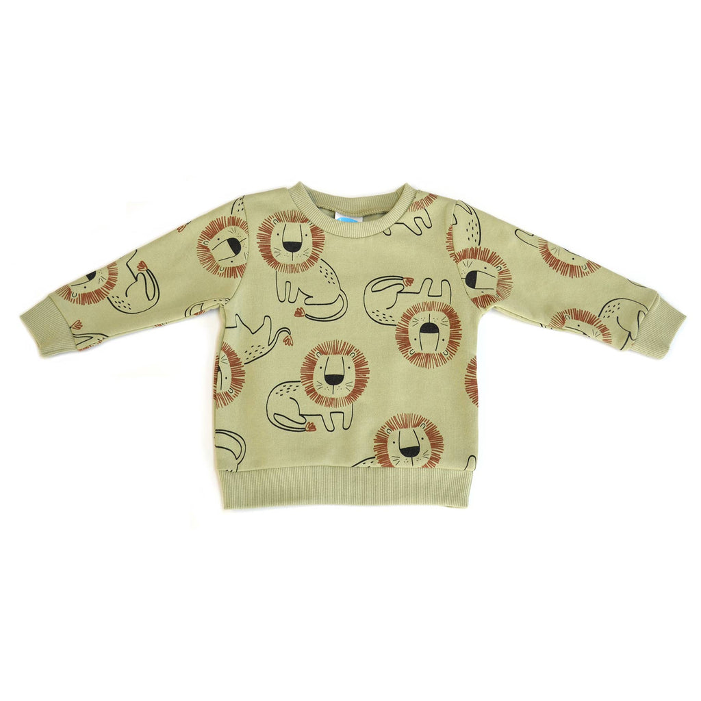 Lions Brushed Back Jersey Sweatshirt & Ribbed Joggers