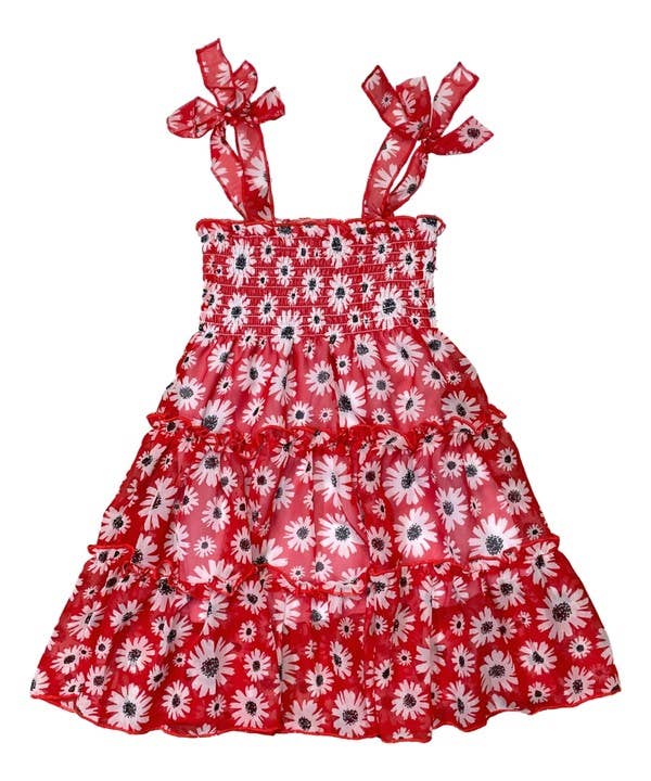 Unik - Vestido de Gasa con Flores para Niñas - DR1956