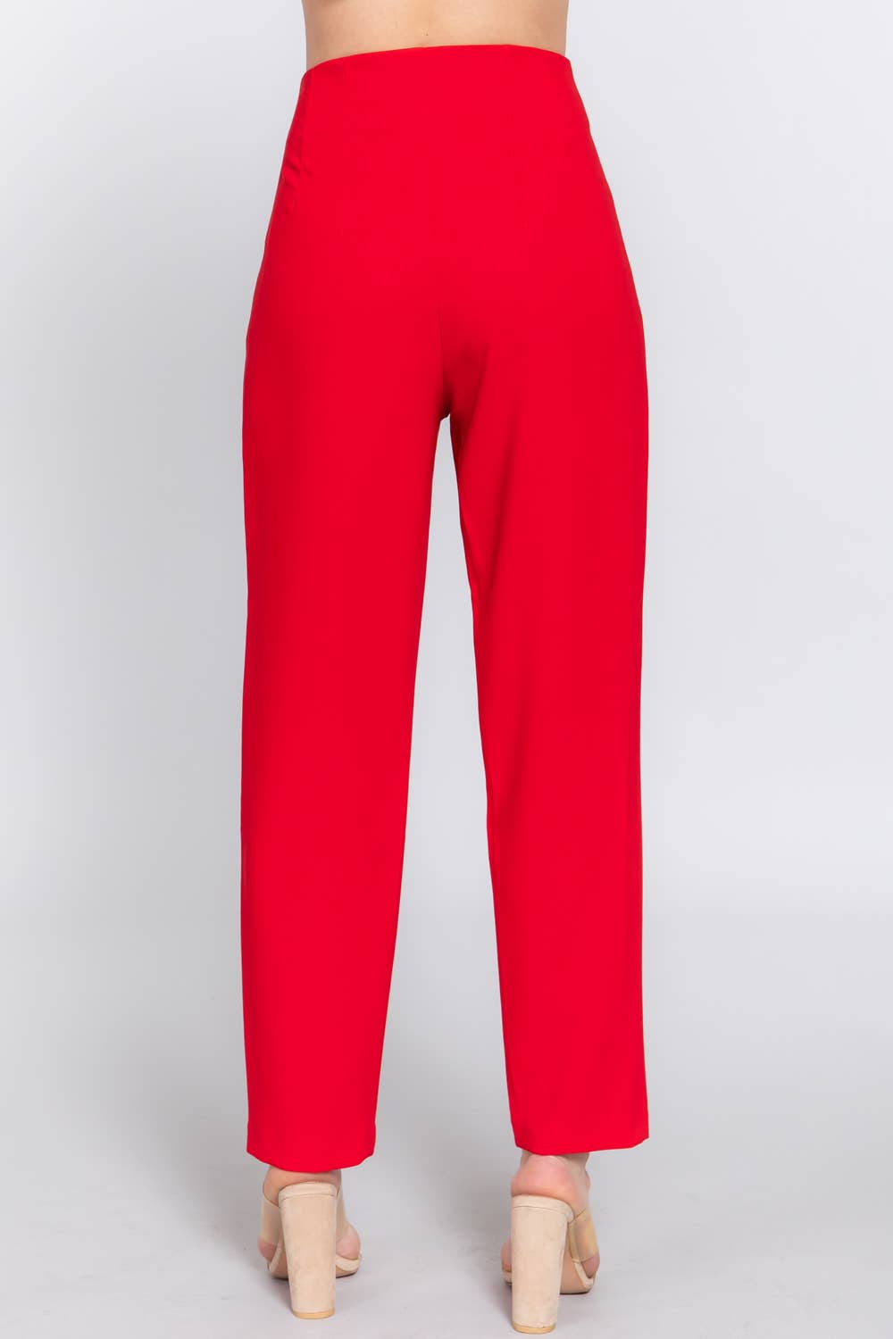 Active USA - High Waist Pintuck Detail Long Pants - P13839