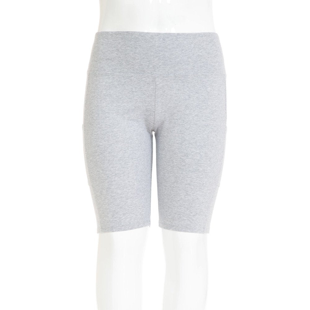 Ambiance - Women's Plus Size Pocket Bike Shorts - 72595XL