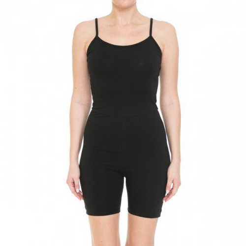 Ambiance Women Cami Biker Jump Suit - 72384