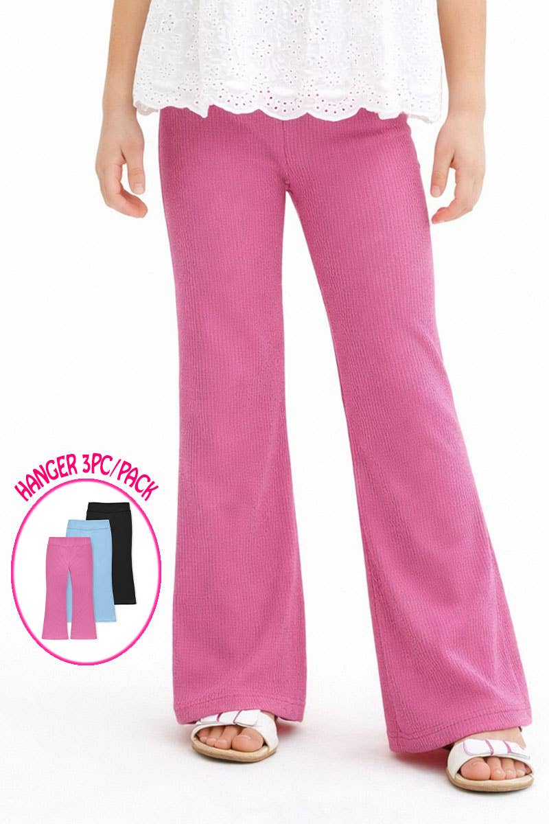 Girl's 3pc Pack Cozy Flare Legging Set - GLP-Y26-89515B