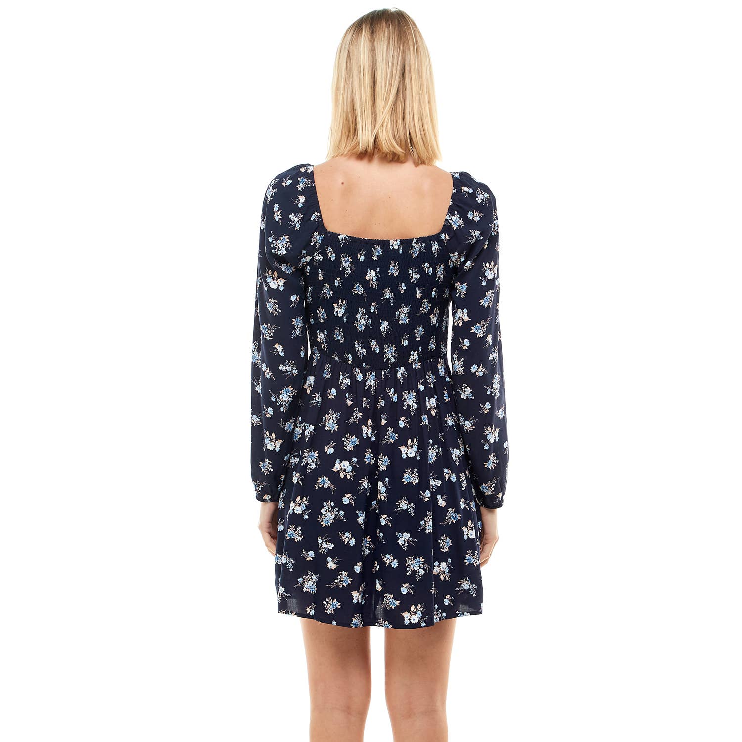 Colección Winslow - Minivestido floral con escote corazón y botones para mujer - A446366G94
